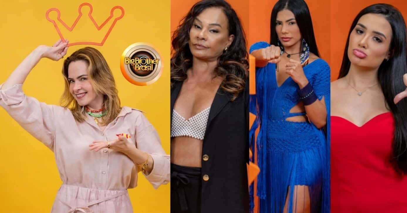 Ana Paula, Solange Couto, Marciele e Jordana no BBB26 (Foto: Reprodução / Globoplay)