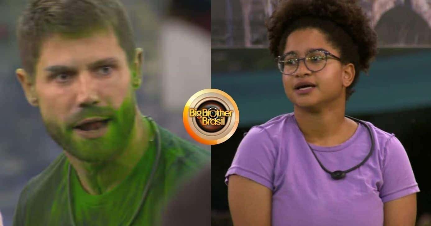 Milena e Jonas no Sincerão do BBB26 (Foto: Reprodução / Globo)