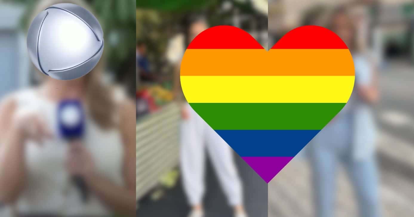 Ilustração de jornalista da Record (Foto: Reprodução / Instagram / Record / Montagem TV Foco)