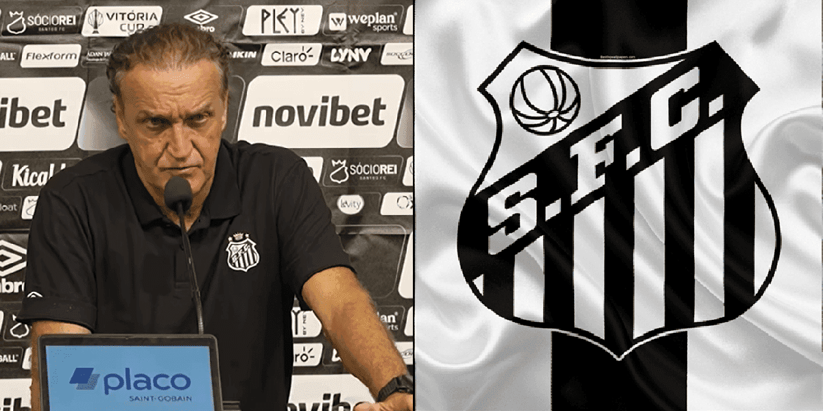 Cuca no Santos (Foto: Reprodução/YouTube/ Santos TV)