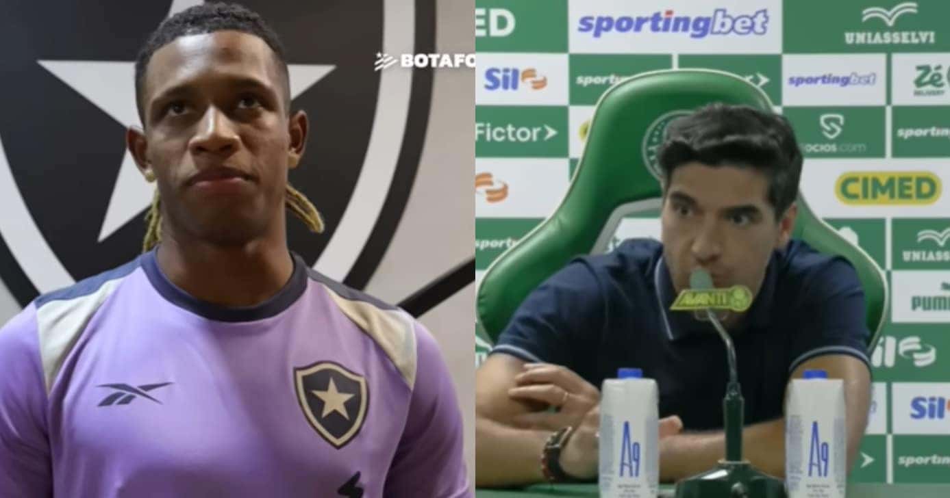 Danilo de volta ao Palmeiras? Abel responde (Foto: Botafogo TV/ Palmeiras TV)