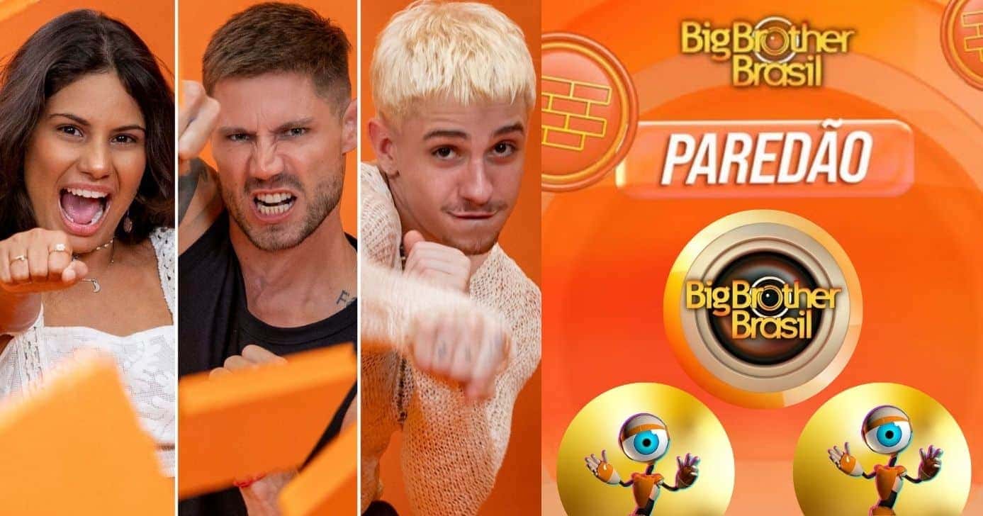 Gabriela, Jonas e Juliano estão no paredão do BBB26 (Foto: Reprodução / Globo / Montagem TV Foco)