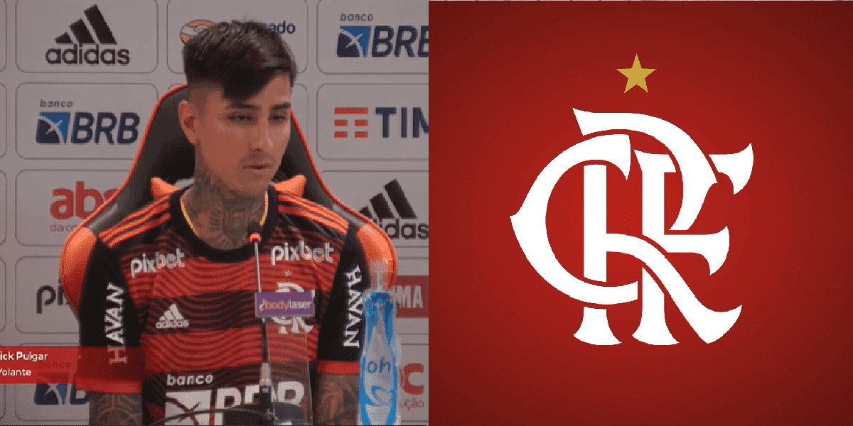 Erick Pulgar no Flamengo (Foto: Reprodução/YouTube/ FLA TV)