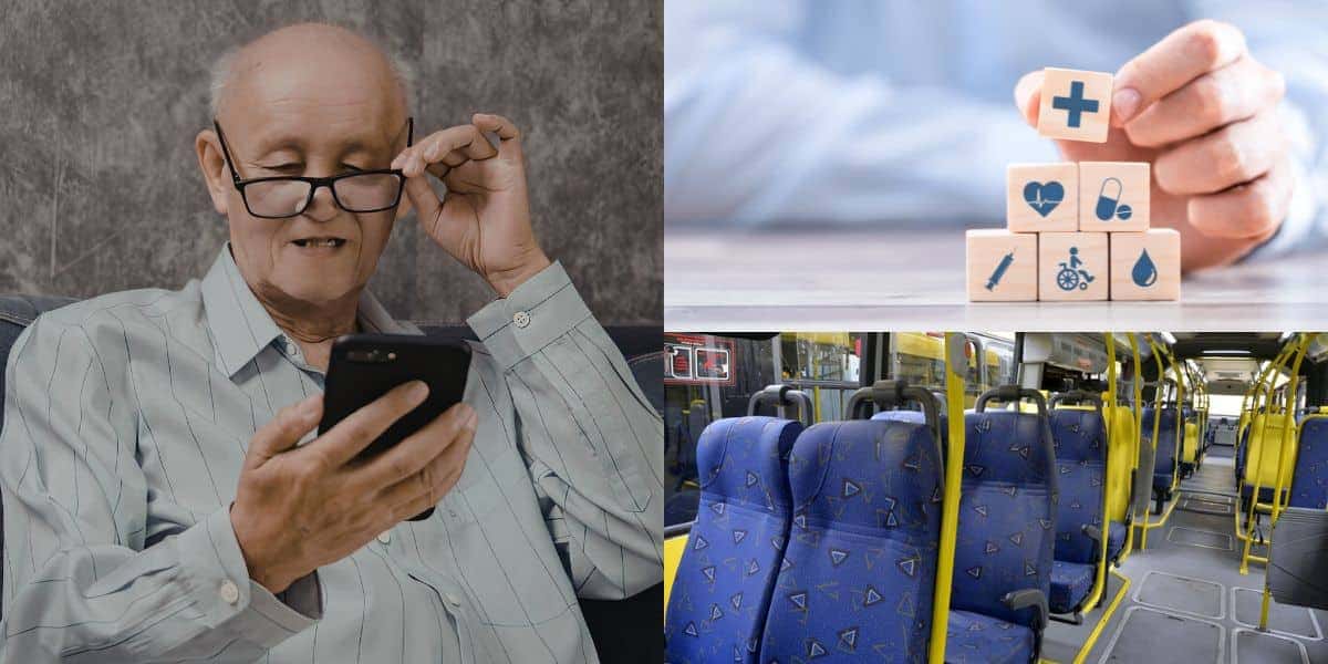 Idosos com benefícios no plano de saúde, transporte e mais 4 (Reprodução: Montagem TV Foco)