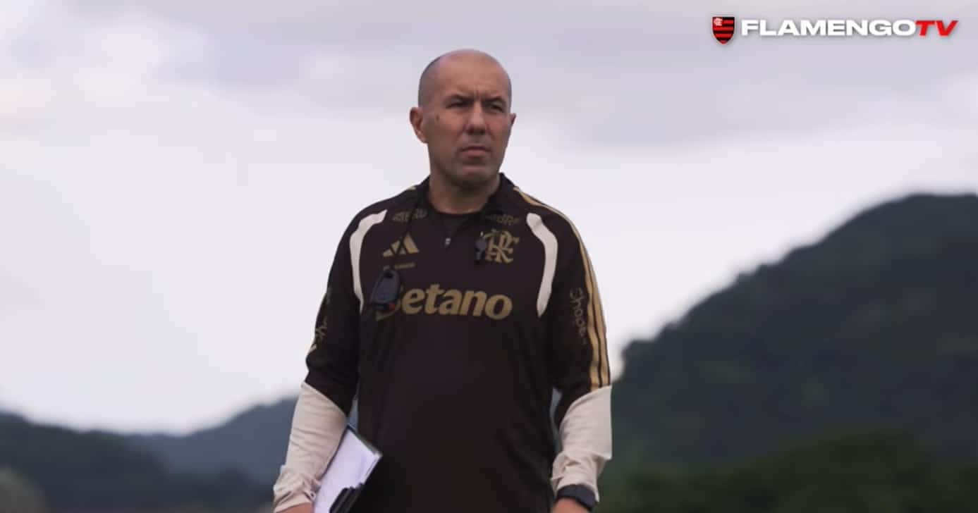 Leonardo Jardim técnico do Flamengo (Foto: Reprodução YouTube/ Flamengo TV)