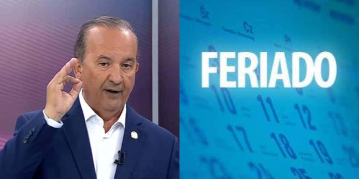 Jorginho Mello ciente de um feriado em cidade de SC (Reprodução: ND Notícias / Youtube)