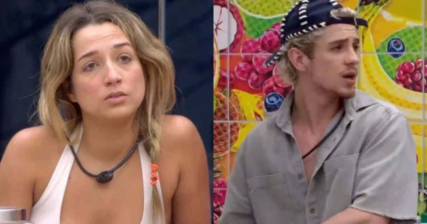 Juliano e Samira no BBB26 (Foto: Reprodução/ Internet)
