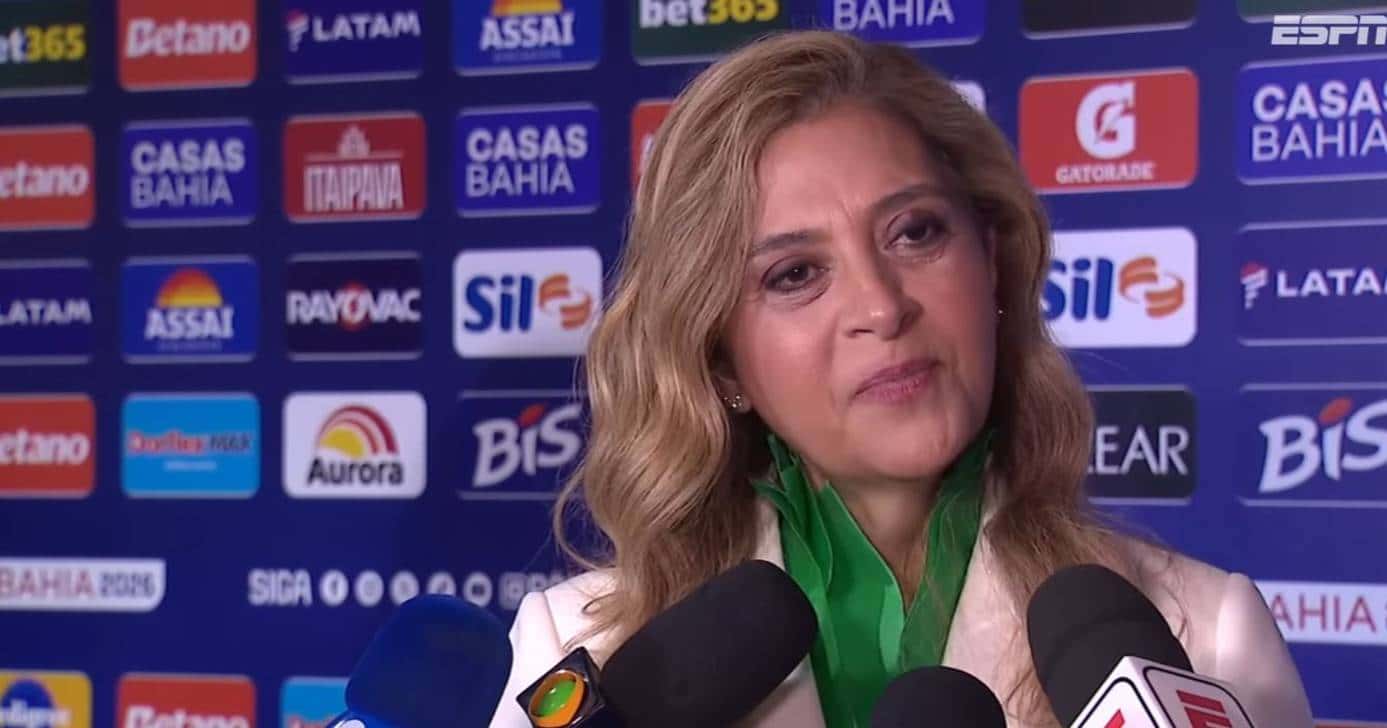 Leila Pereira presidente do Palmeiras (Foto: Reprodução/YouTube)