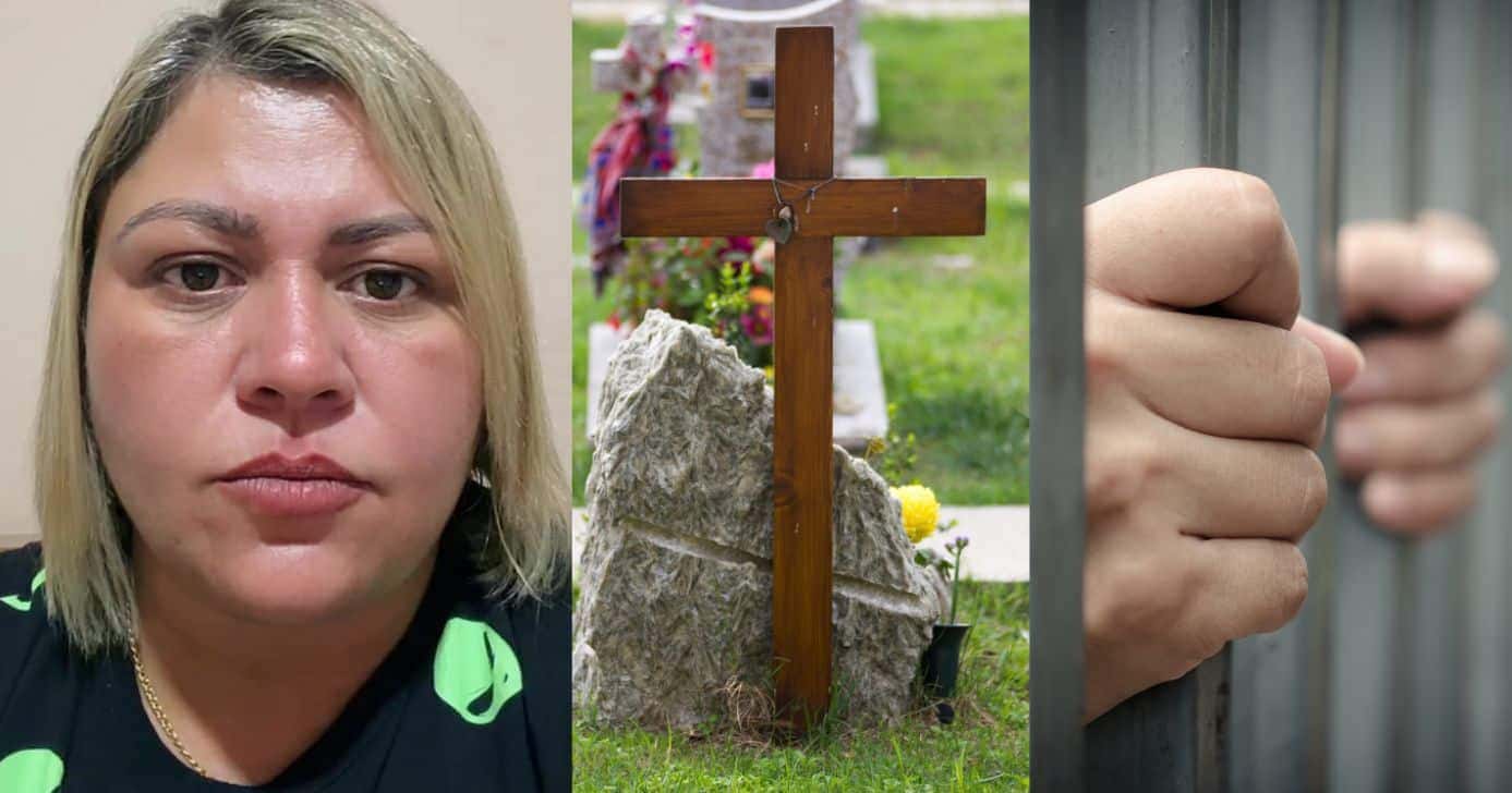 Lene Sensitiva e ilustração de morte e prisão (Foto: Reprodução / Instagram / Canva / Montagem TV Foco)
