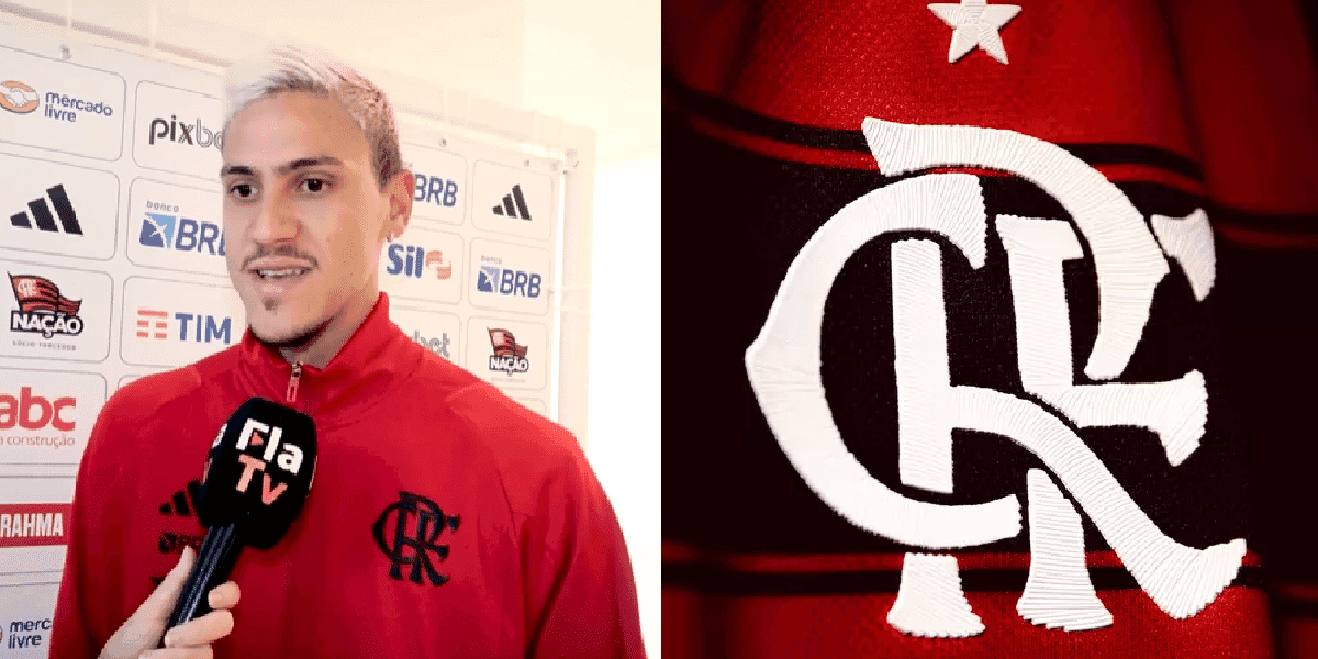 Pedro no Flamengo (Foto: Reprodução/YouTube/FlaTV)