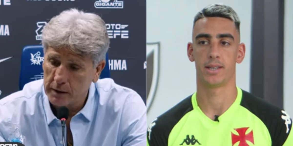 Renato Gaúcho informado sobre saída de Puma Rodríguez (Reprodução: Youtube)