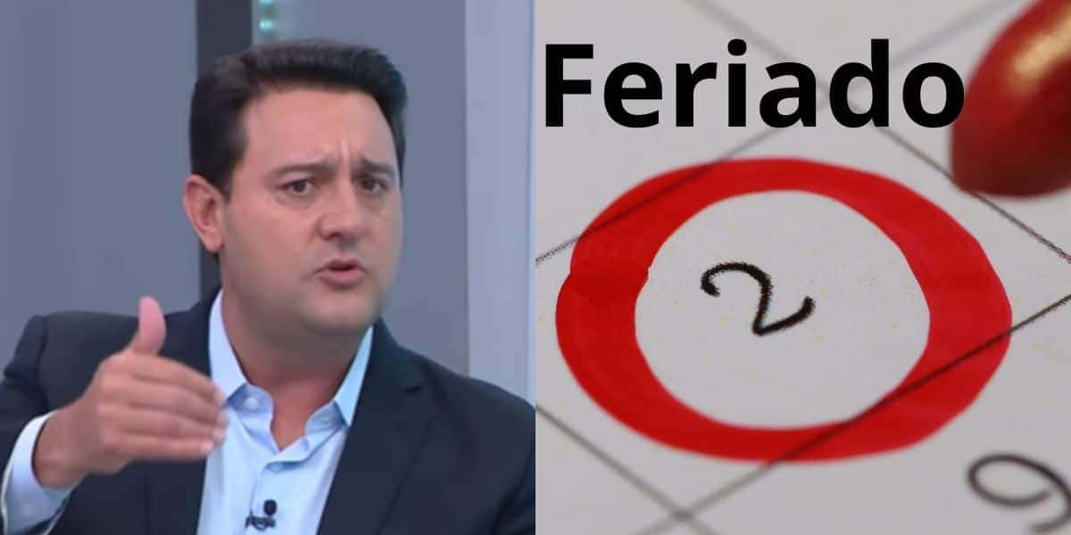 Ratinho Jr ciente de um feriado em cidade do paraná (Reprodução: CNN)