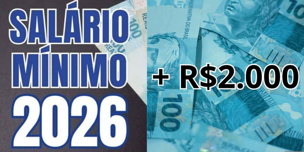 Estado reajusta salário mínimo para acima de R$2 mil (Reprodução: Montagem TV Foco)