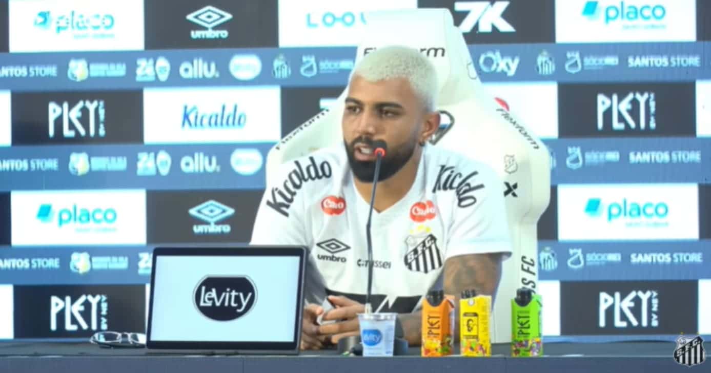 Gabigol (Foto: Santos TV)