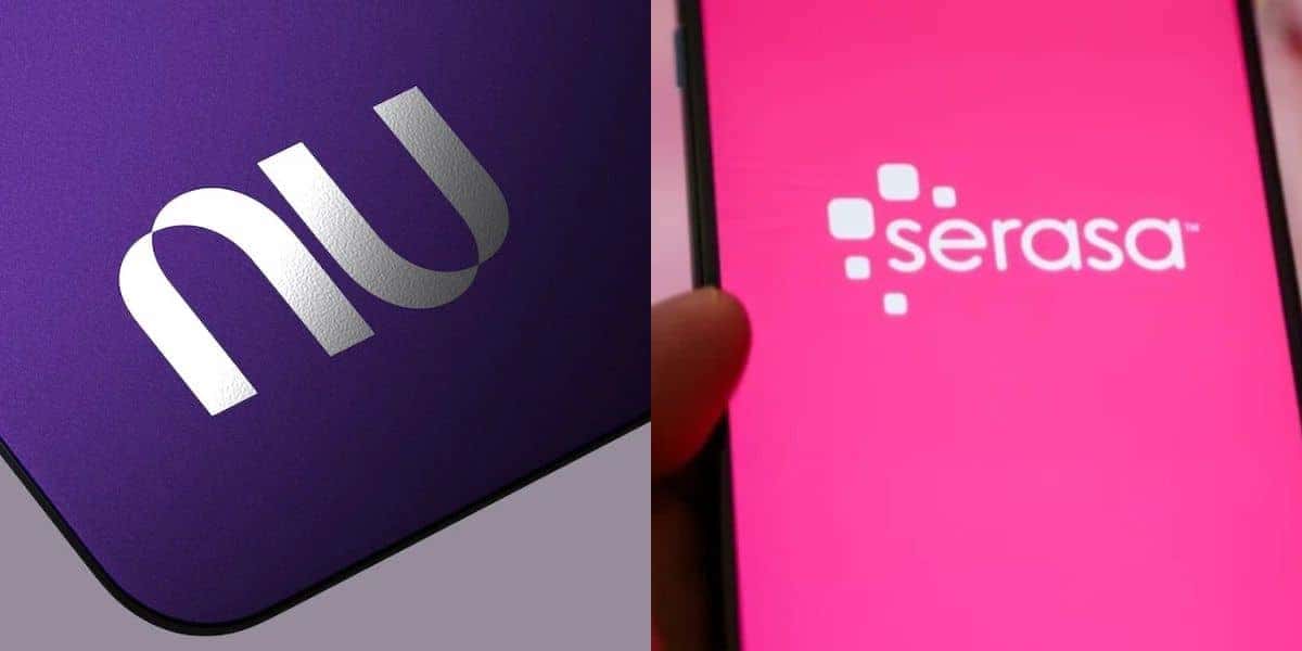 Serasa com comunicado para quem tem dívida no Nubank (Reprodução: Montagem TV Foco)