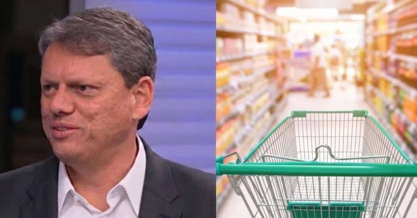 Tarcísio sabe: Lei traz obrigação importante em supermercados (Foto: Montagem/TV Foco)