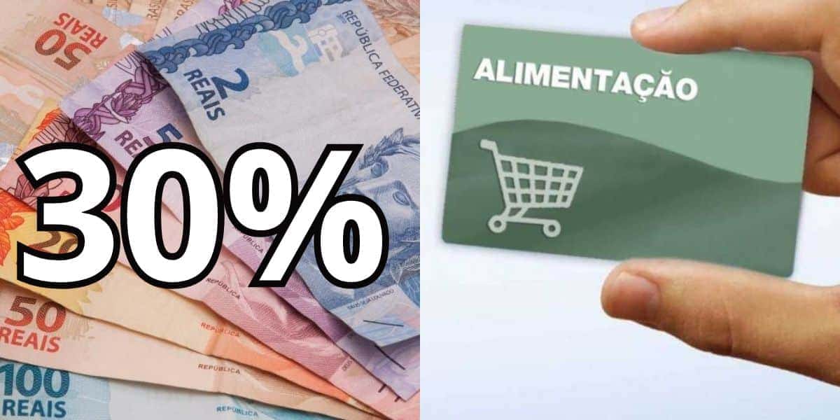 Aumento de 30% no vale-alimentação em lei trabalhista estadual (Reprodução: Montagem TV Foco)