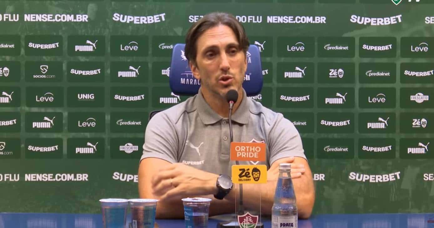 Luis Zubeldía, treinador do Fluminense (Foto: Reprodução/YouTube)