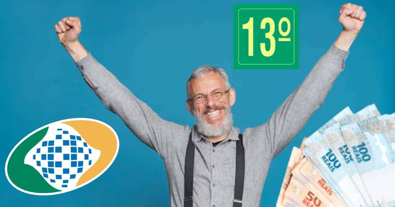 1ª parcela do 13º salário do INSS vai chegar com descontos? Idosos devem saber hoje (14) (Foto Reprodução/Montagem/TV Foco/Canva/Paola)
