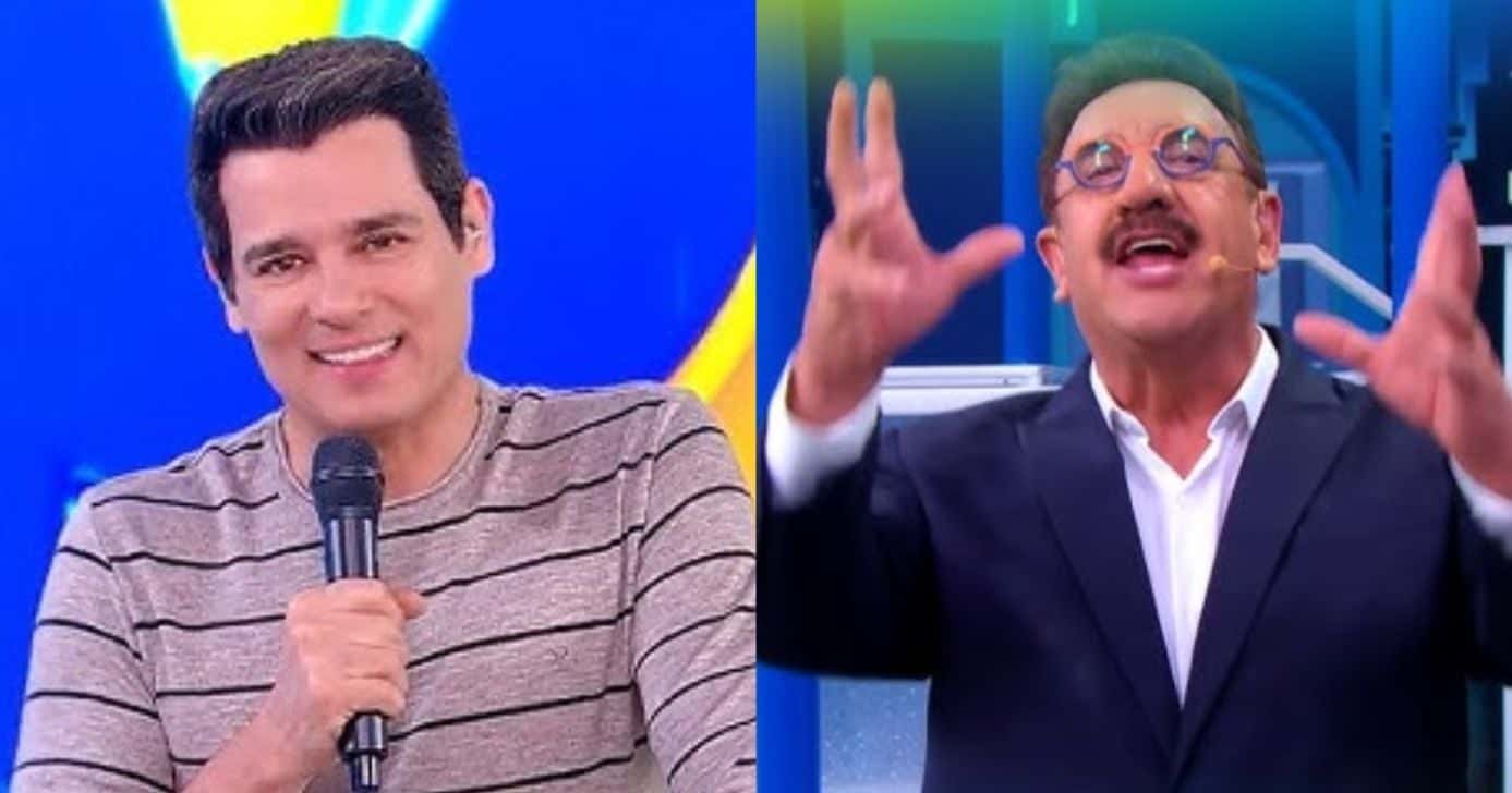 Celso Portiolli e Ratinho (Fotos: Reproduções / SBT)