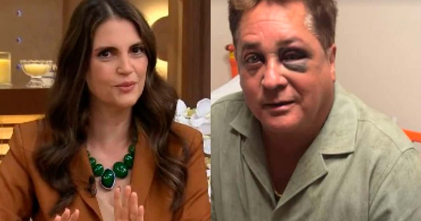 Chris Flores revela acidente de Leonardo (Foto: Reprodução)