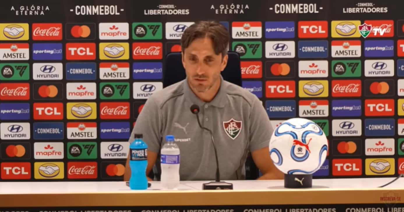 Zubeldía no Fluminense (Foto: YouTube/ Fluminense TV)