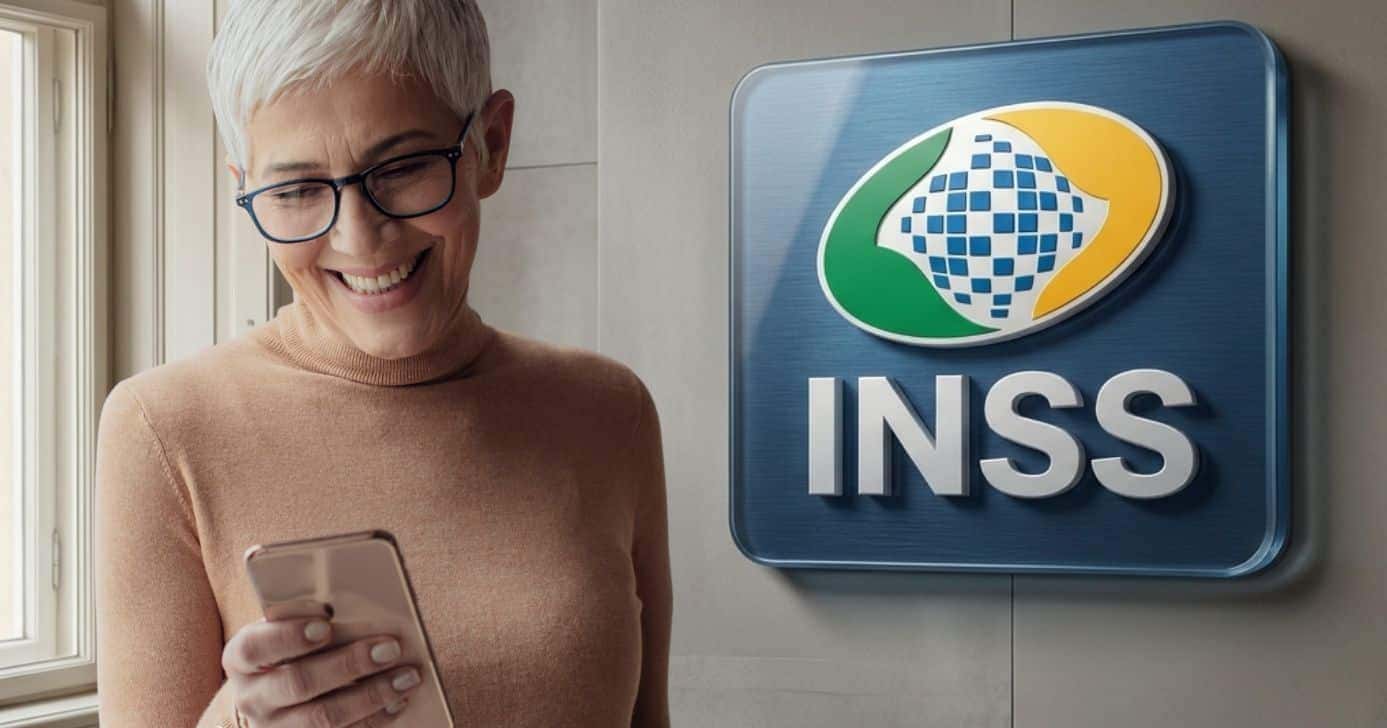 INSS e idosa (Foto: Montagem TV Foco / GMN / Canva)