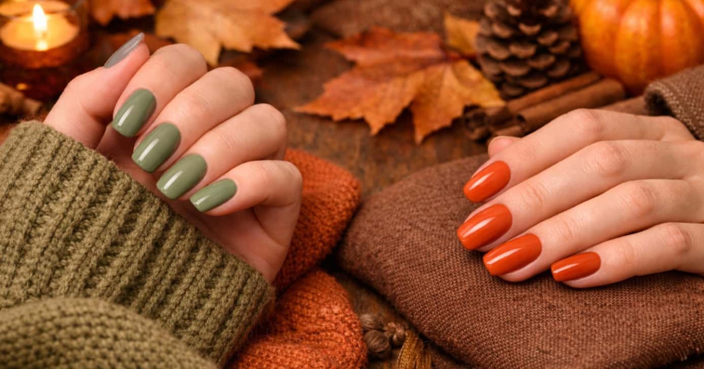 Os melhores tons de esmalte para usar no outono (Foto: Gerada por IA)
