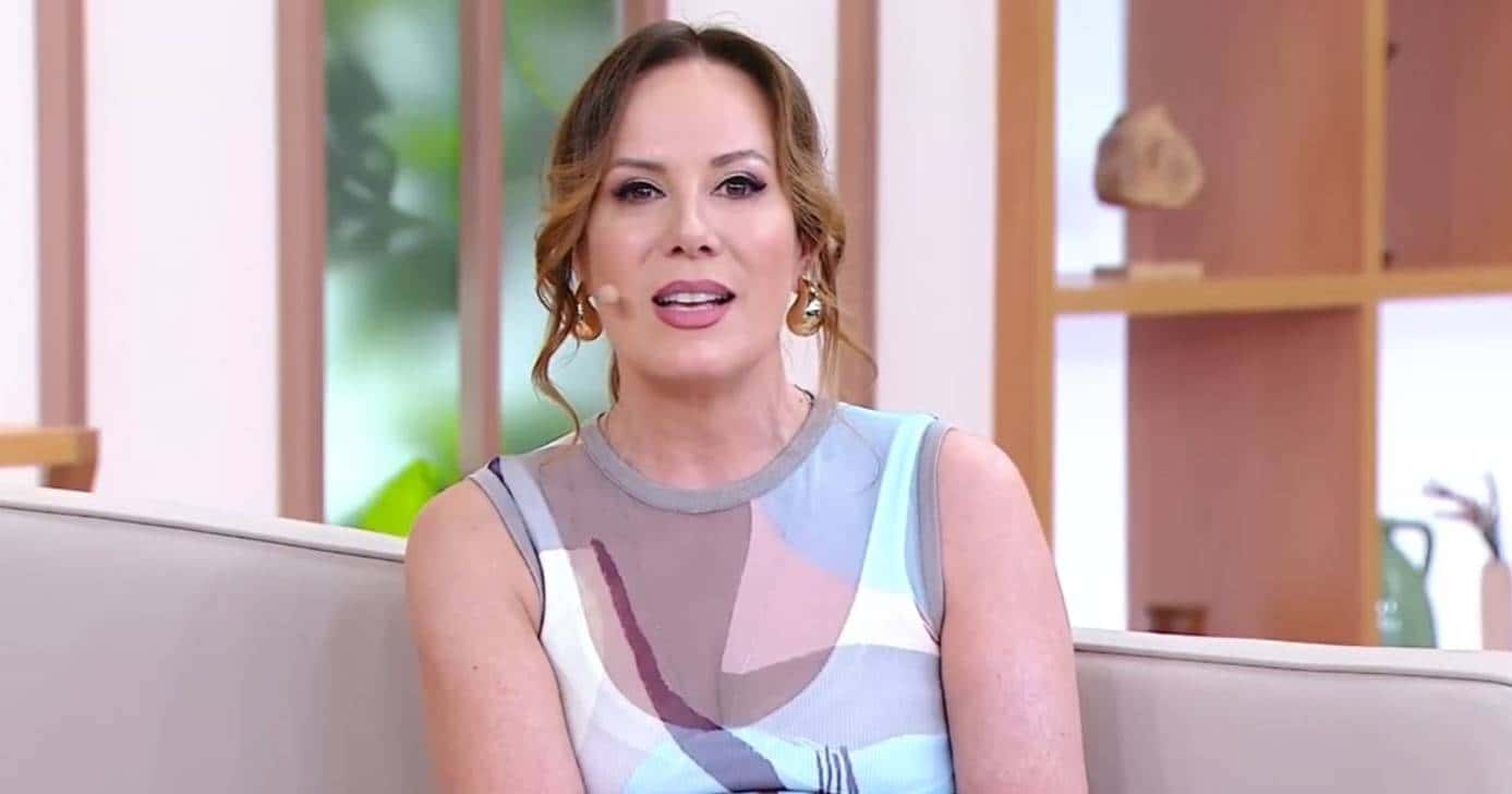 Regina Volpato no SBT (Foto: Reprodução/SBT)