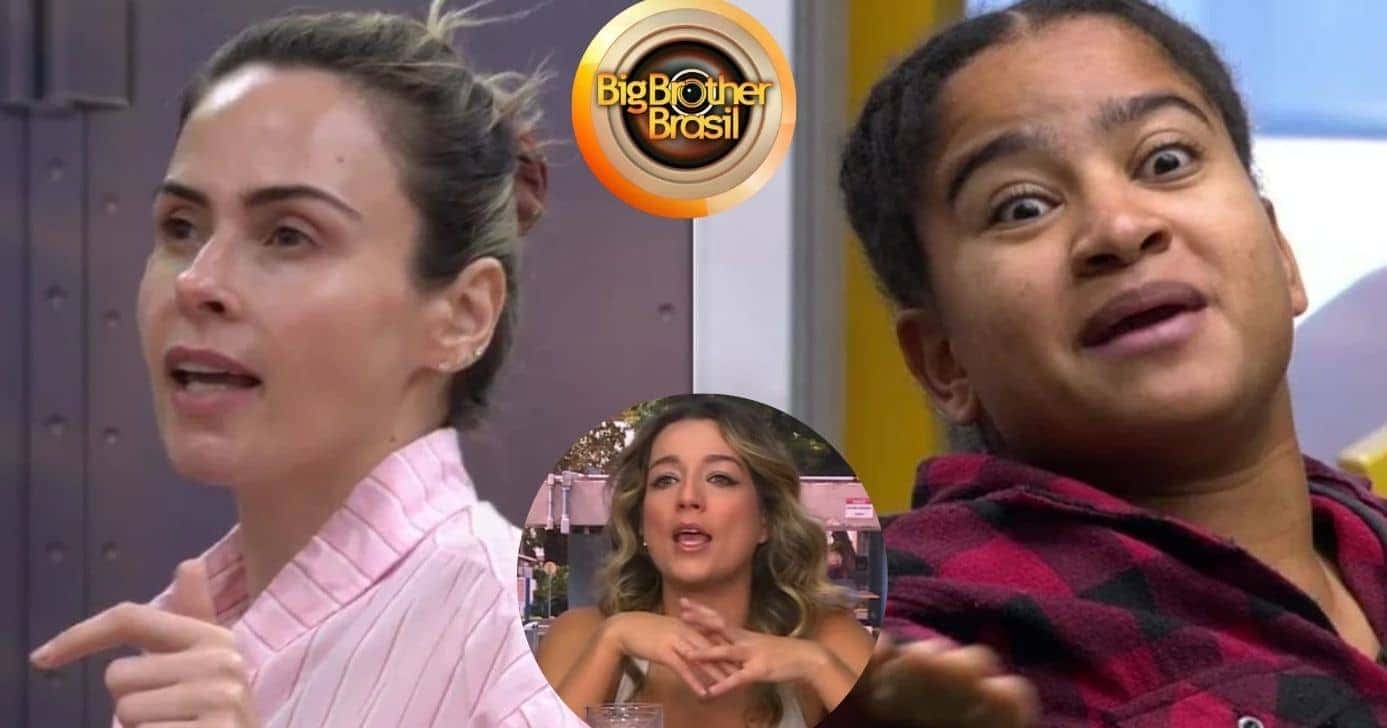 Ana Paula, Samira e Milena no BBB26 (Foto: Reprodução / Globoplay)