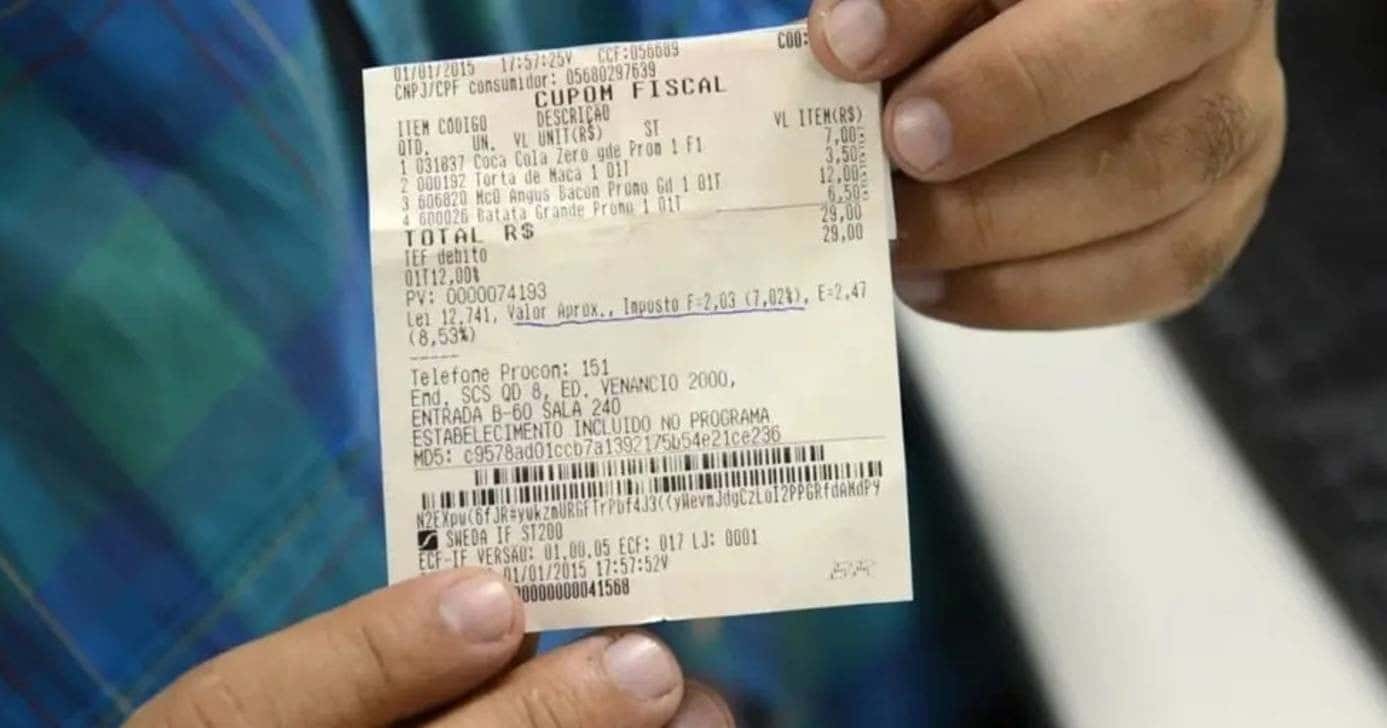 Por que você deve guardar a Nota Fiscal após comprar nos supermercados (Foto: Reprodução)