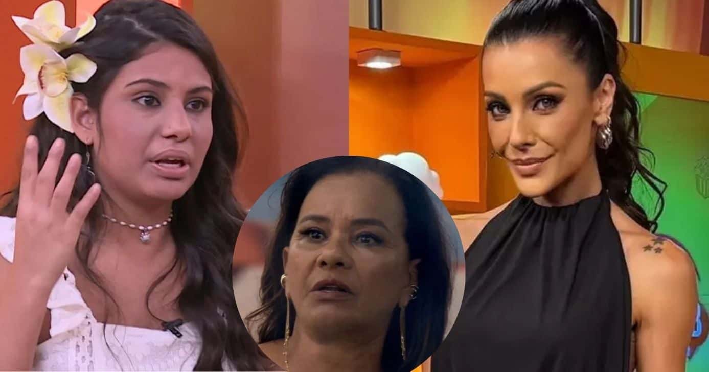 BBB26: Gabriela, Solange Couto e Ceci Ribeiro (Foto: Reprodução / Globoplay)