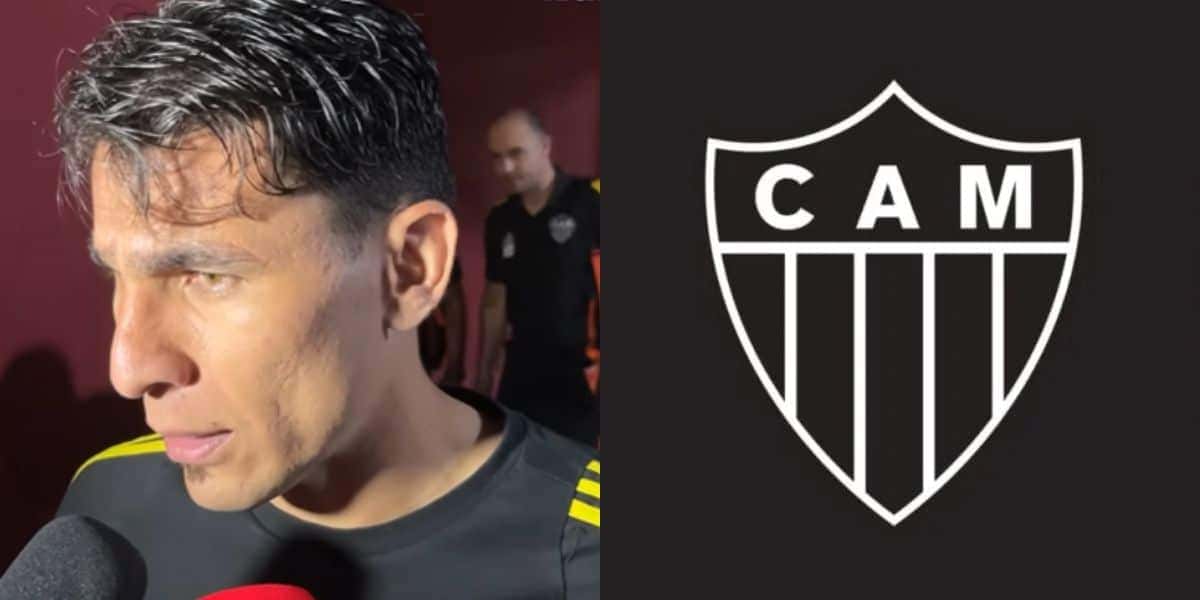Junior Alonso e mais 3 jogadores fora do Atlético-MG hoje (Reprodução: Itatiaia / Youtube)