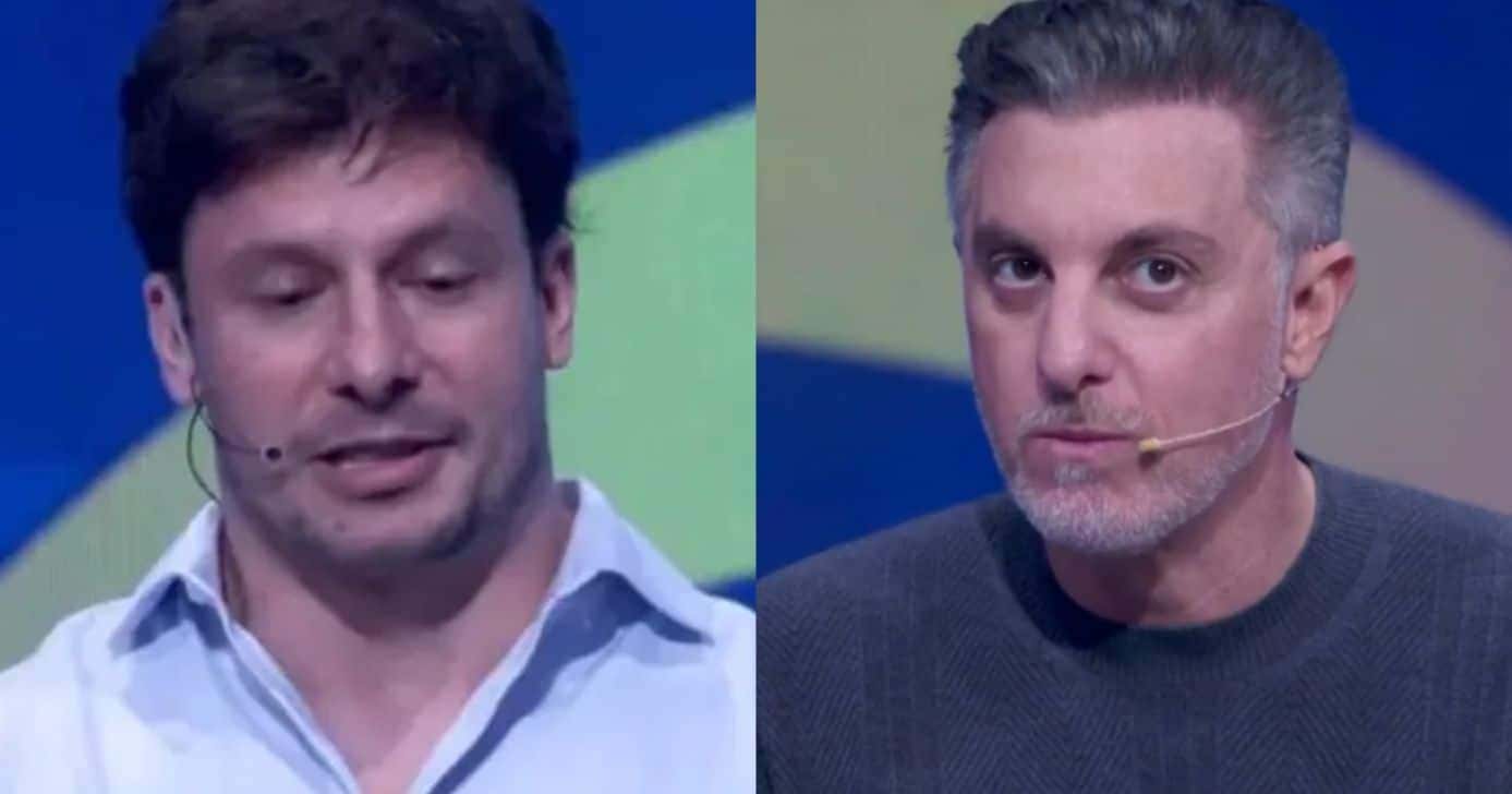 Luiz e Luciano Huck (Foto: Reprodução / Globo)