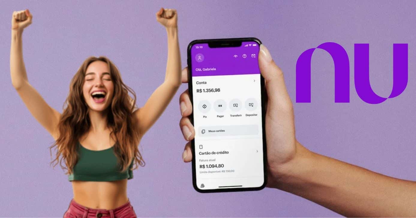 Nubank: Função inédita liberada hoje (27) comunica nova isenção ao app (Foto Reprodução/Montagem/TV Foco/Canva/Paola)