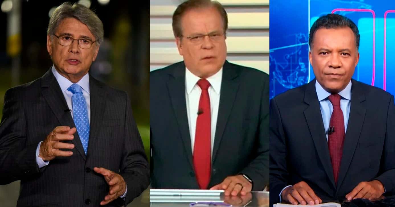 Chapelin, Chico Pinheiro e Heraldo - Âncoras (Foto: Reprodução)
