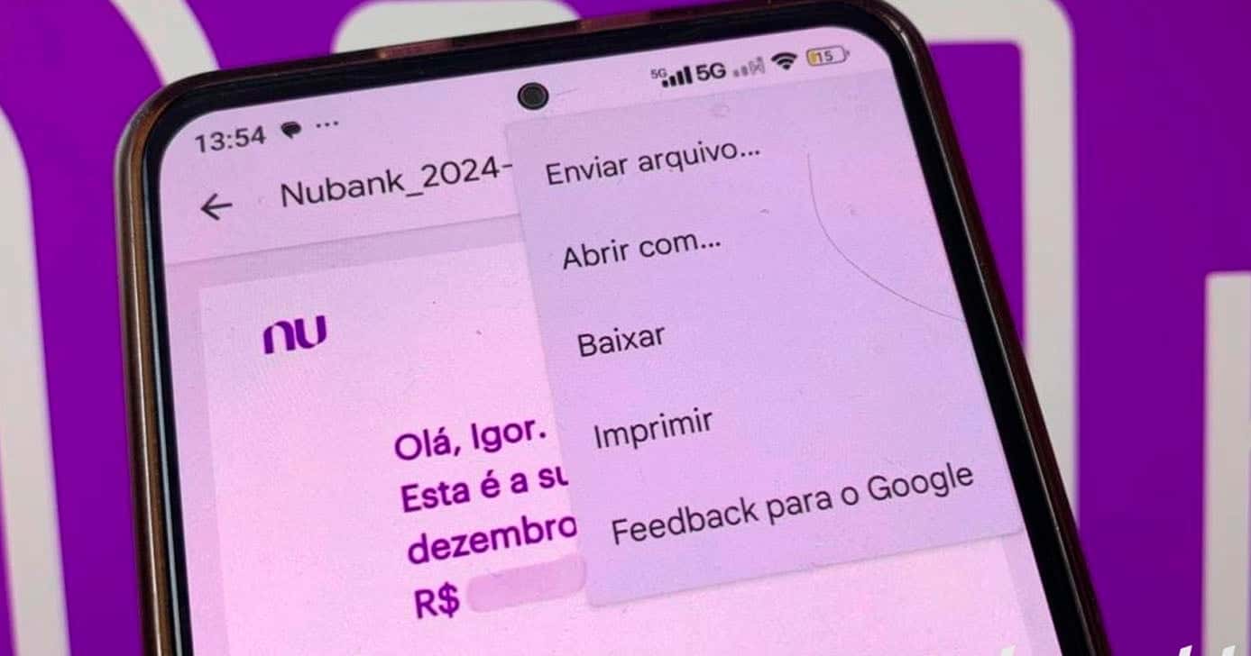 Fatura - Nubank (Foto: Reprodução)