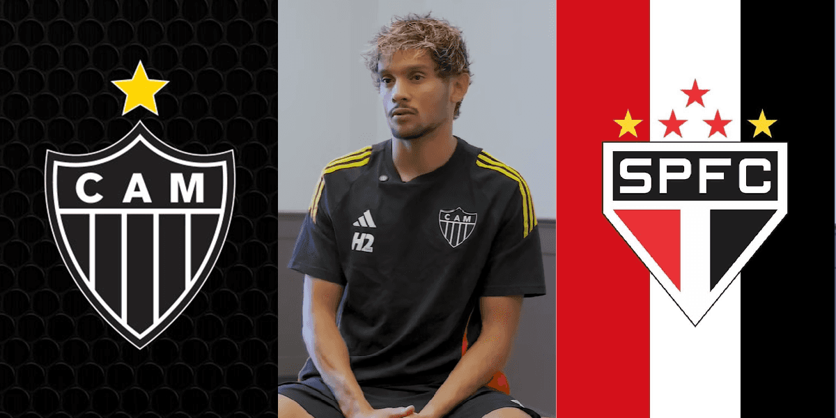 Gustavo Scarpa saindo do Atlético-M para jogar no São Paulo tem atualização (Foto: Reprodução/ YouTube)