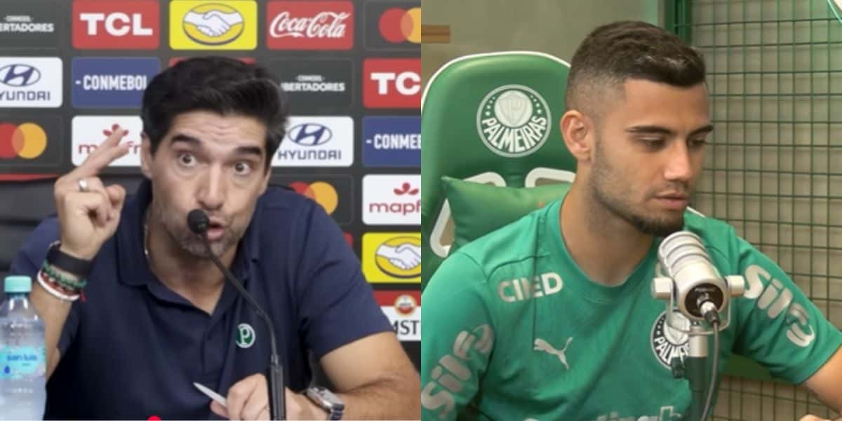 Abel Ferreira comunicado sobre Andreas Pereira e lateral fora (Reprodução: Youtube)