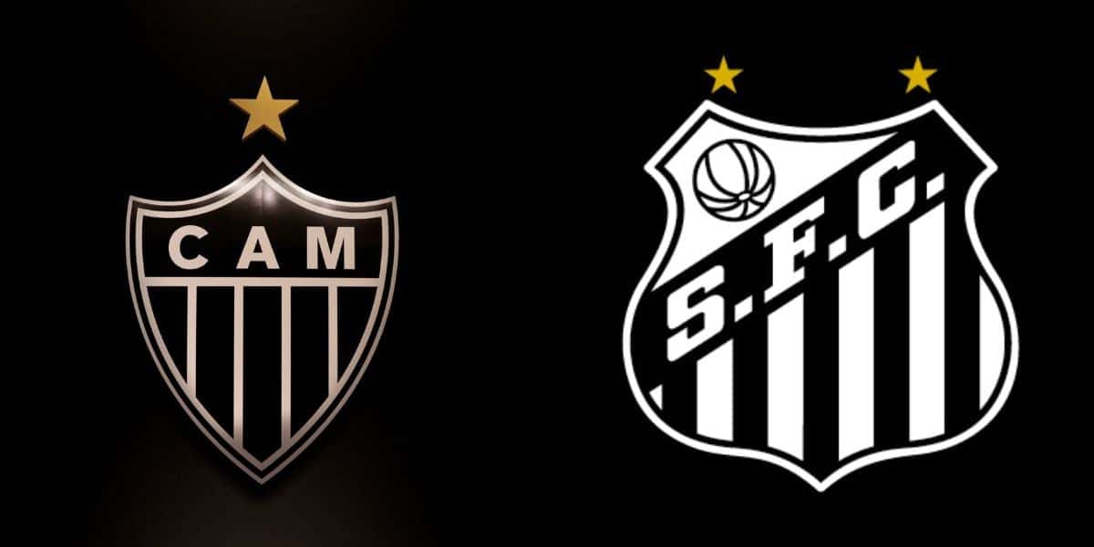 Atlético-MG prepara oferta por atacante do Santos (Reprodução: Montagem TV Foco)