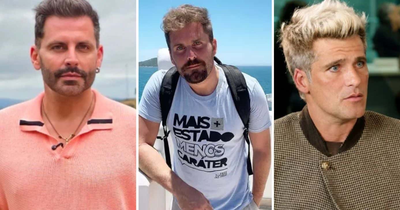Henri Castelli, Thiago Gagliasso e Bruno Gagliasso (Foto: Reprodução / Instagram)