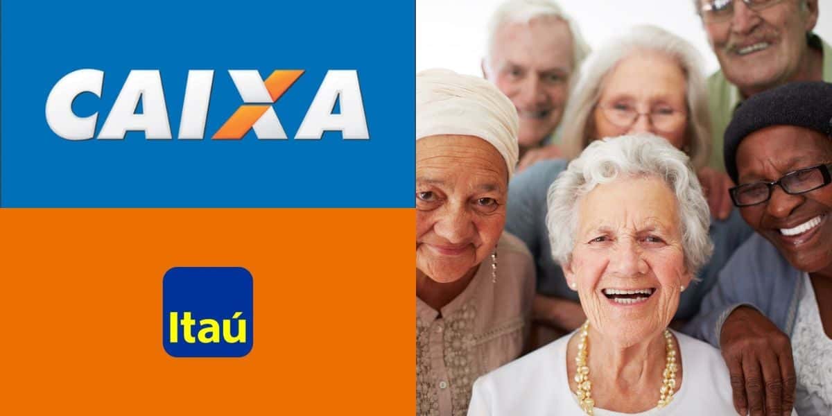 Idosos com mais 1 benefício garantido nos bancos por lei (Reprodução: Montagem TV Foco)