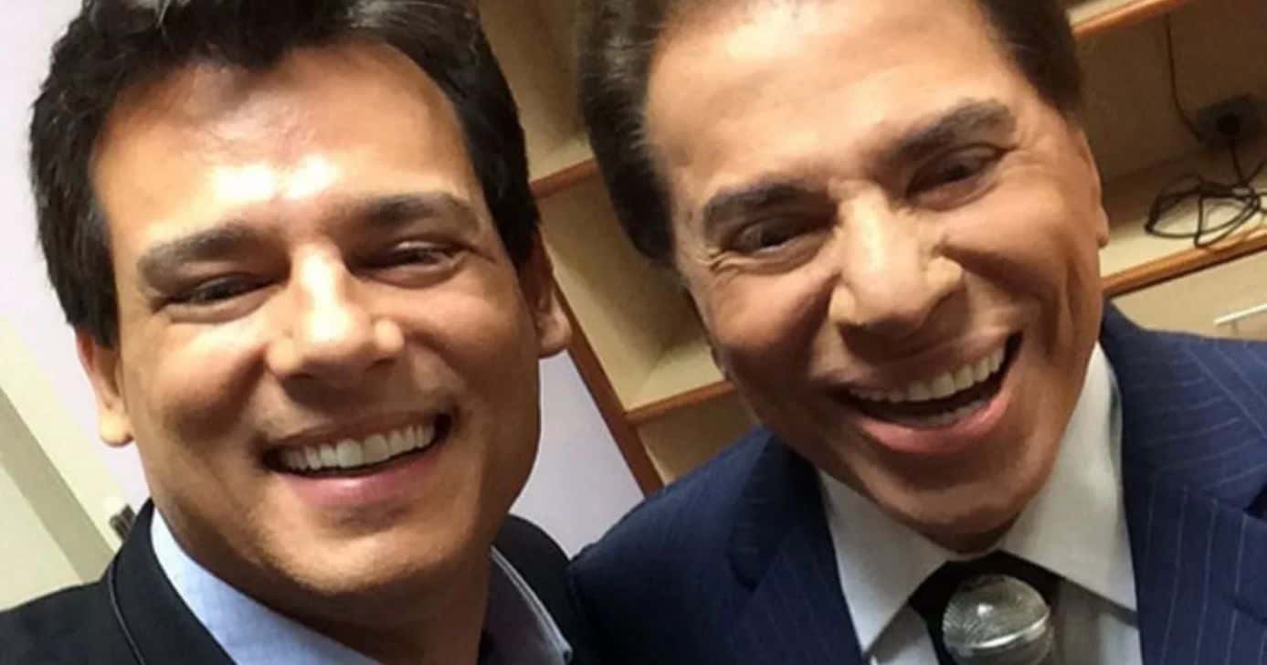 Celso Portiolli mostrou último áudio de Silvio Santos (Foto: Reprodução/ Internet)