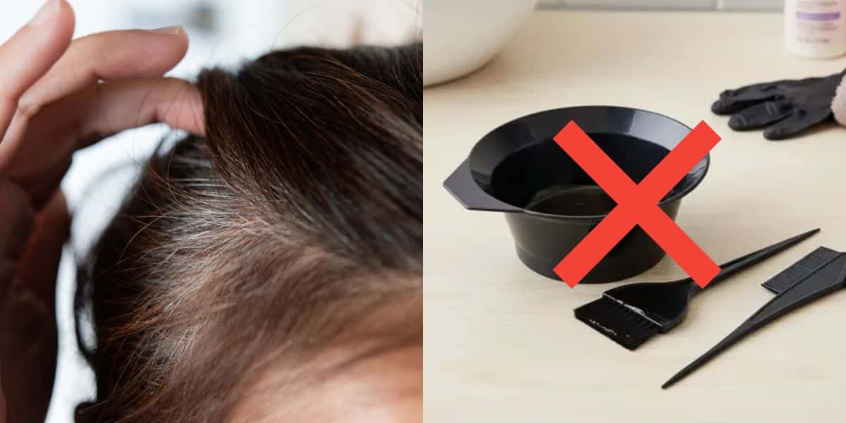 Acabe com o cabelo branco usando tinta sem amônia (Reprodução: Montagem TV Foco)