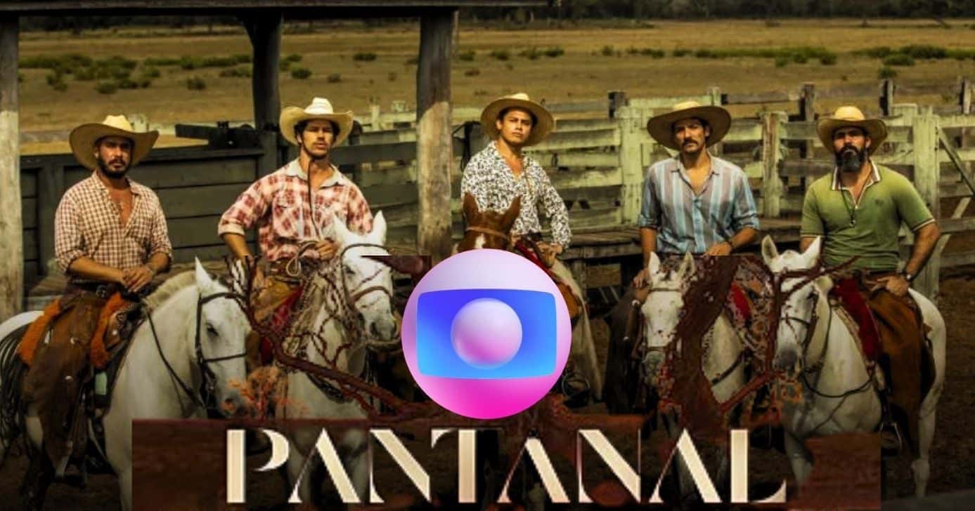 Thommy Schiavo, José Loreto, Silvero Pereira, Guito e Juliano Cazarré em "Pantanal", remake da Globo(Foto Reprodução/Montagem/Lennita/TV Foco/Canva/GMN/Globo/João Miguel Júnior)