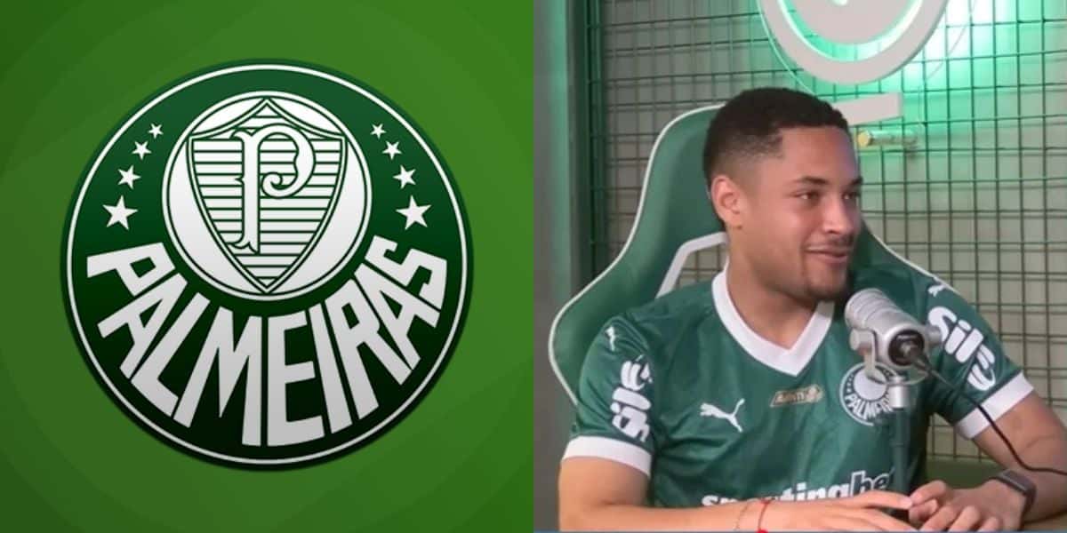 Vitor Roque no Palmeiras(Reprodução: Youtube)
