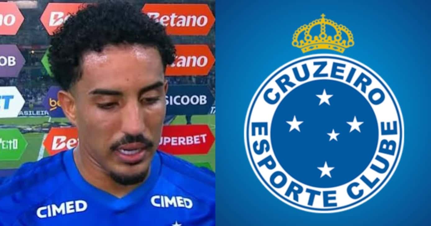 Christian e logo do Cruzeiro (Foto: Reprodução/Internet)