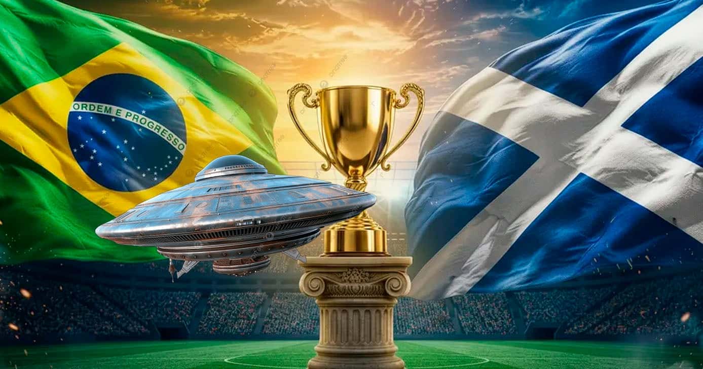 Copa - ETs invadirão jogo do Brasil x Escócia Foto: Reprodução)