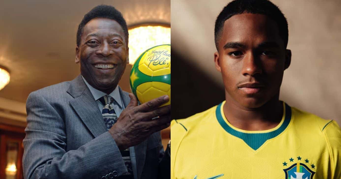 Pelé e Endrick - Foto: Internet/Instagram