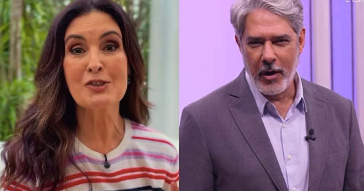Fátima Bernardes e William Bonner (Fotos: Reproduções/ Instagram / Globo)